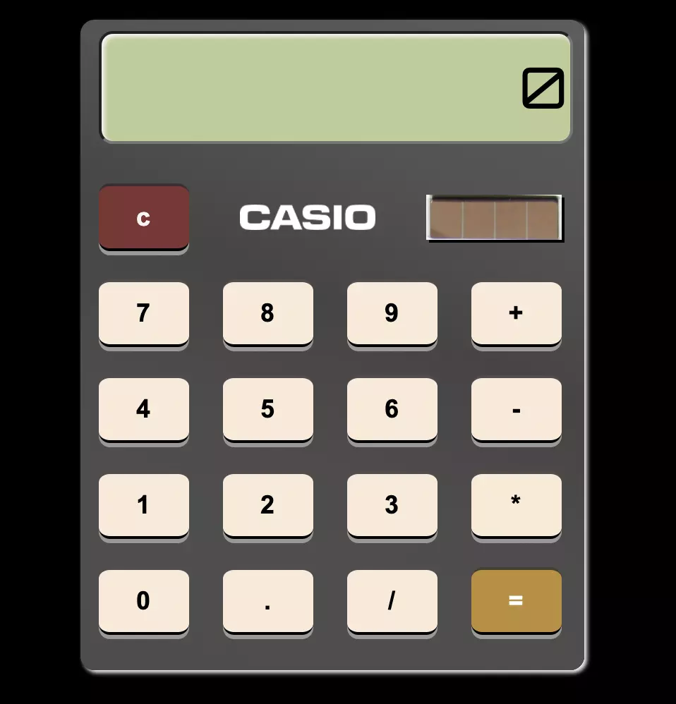 CSS/HTML Calculator